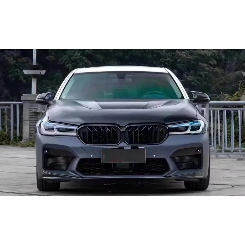 For 5 Series 2011 to 2017 Upgraded 2022 M5 Bumper Kit, LED Headlights, Taillights, Front Bumper